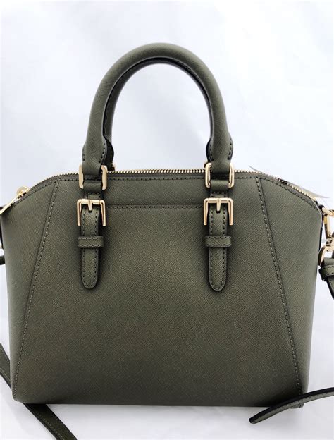 olive green michael kors bag